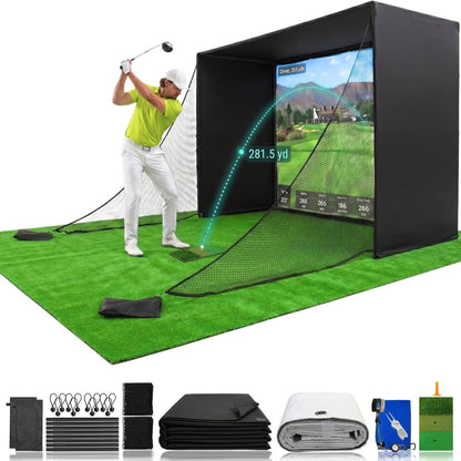 ApexView Golf Simulator Enclosure & Impact Screen